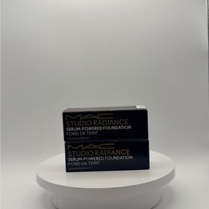MAC Studio Radiance Foundation NW43 NEW Authentic 2 pack